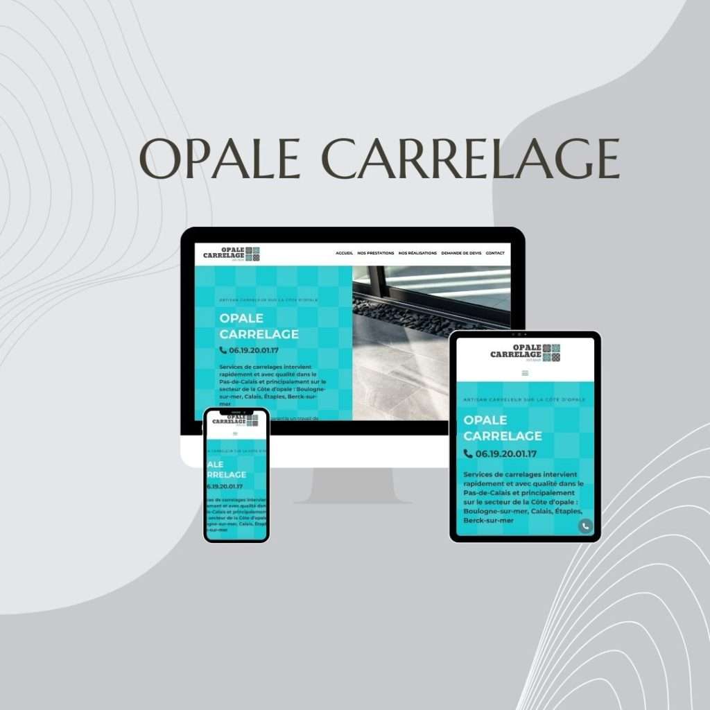 site pour Opale Carrelage